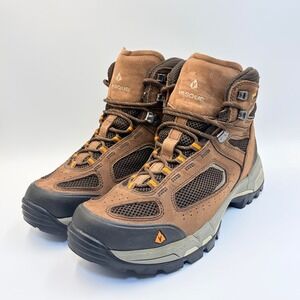 Vasque Breeze 2.0 GTX Mens 9.5M Brown Leather Gore-Tex Hiking Boots 7482 Vibram